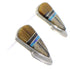 Silver And Multicolor Jewelry Post Earrings PX43497